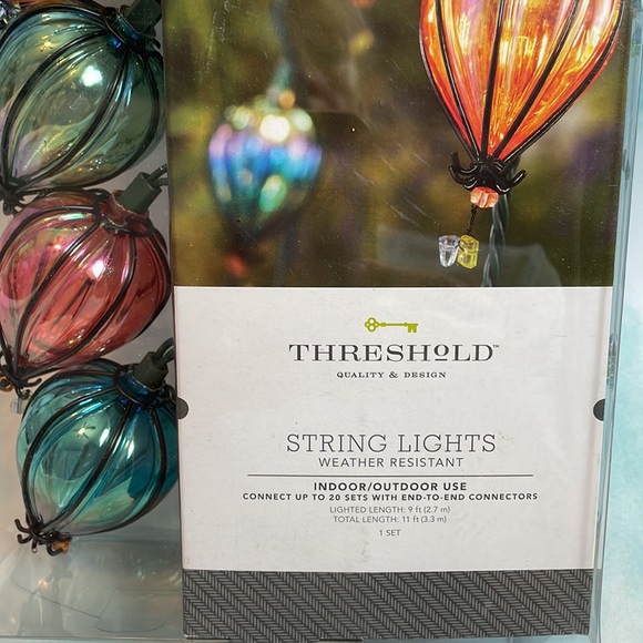 NIB Threshold Weather Resistant String Lights - Picture 2 of 3
